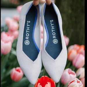 Rothy’s The Point Flax Birdseye Woman’s Size 10